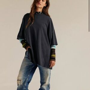 Free People Perfect Oversize Tee